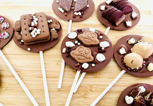 Belgian Chocolate Lollipops