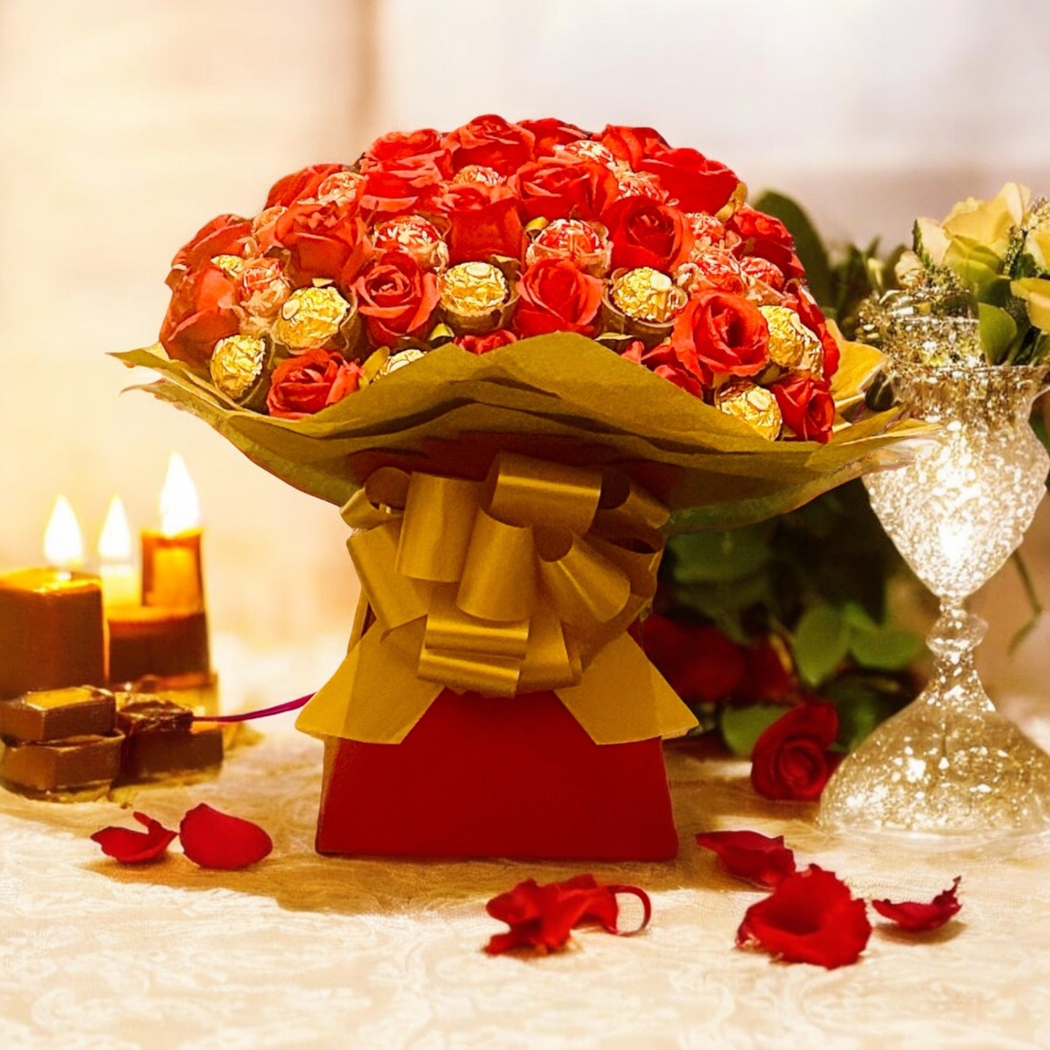 Ferrero & Lindor Chocolate Bouquet