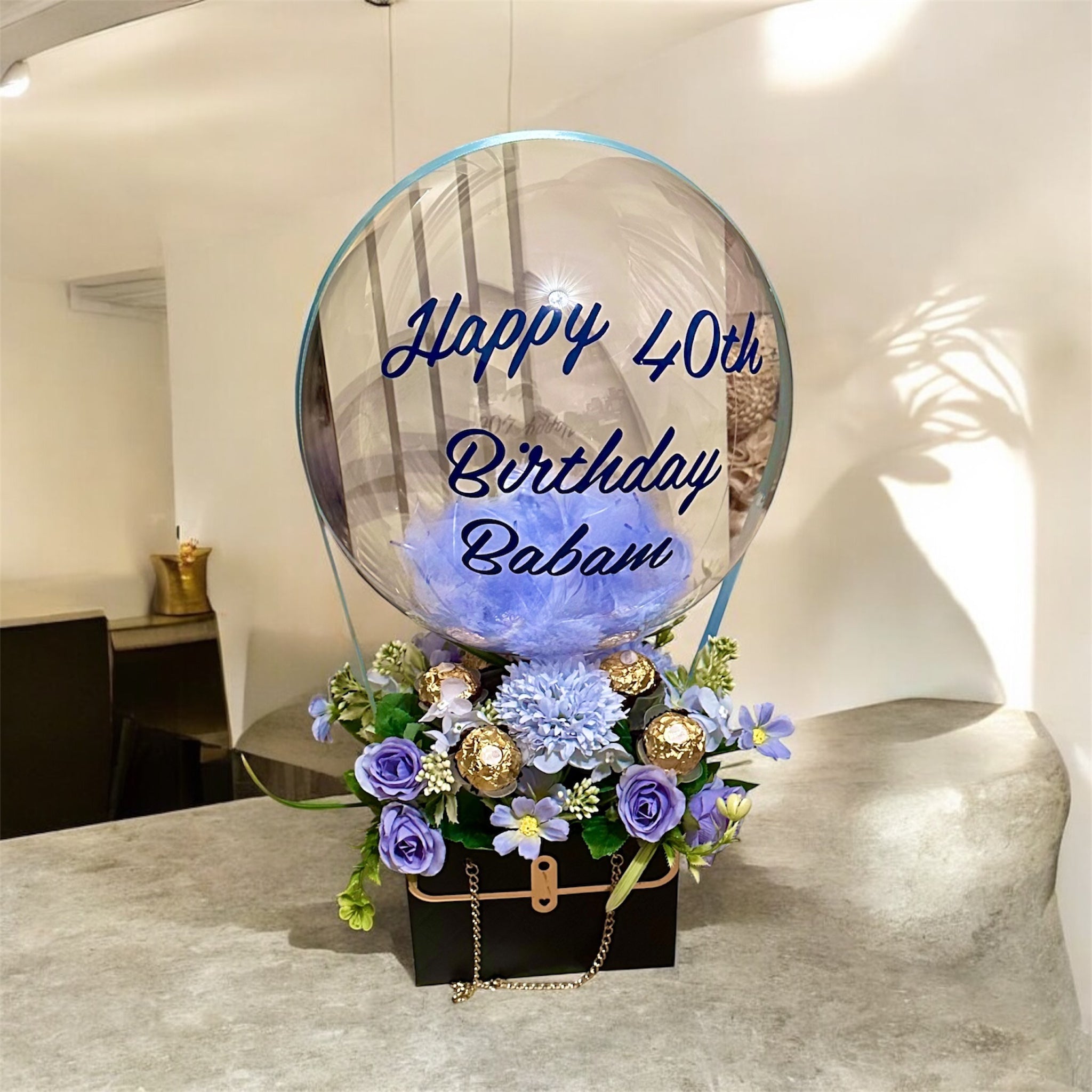 Ferrero Personalised balloon Gift Bag