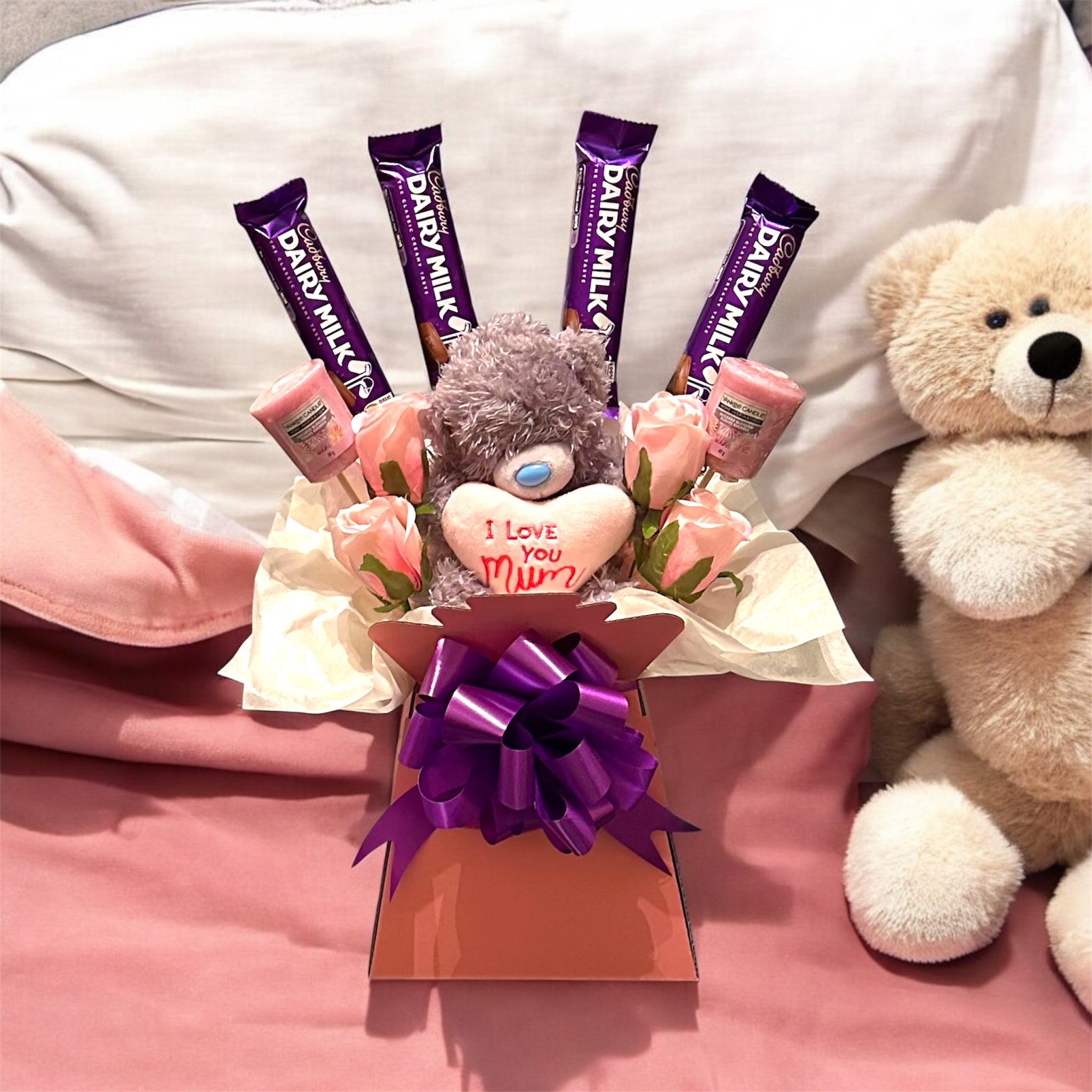 Cadbury Dairy Milk & Teddy Mum Chocolate Bouquet