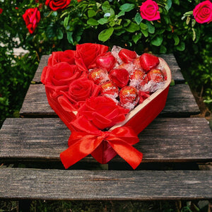 Lindor Chocolate Heart Tray