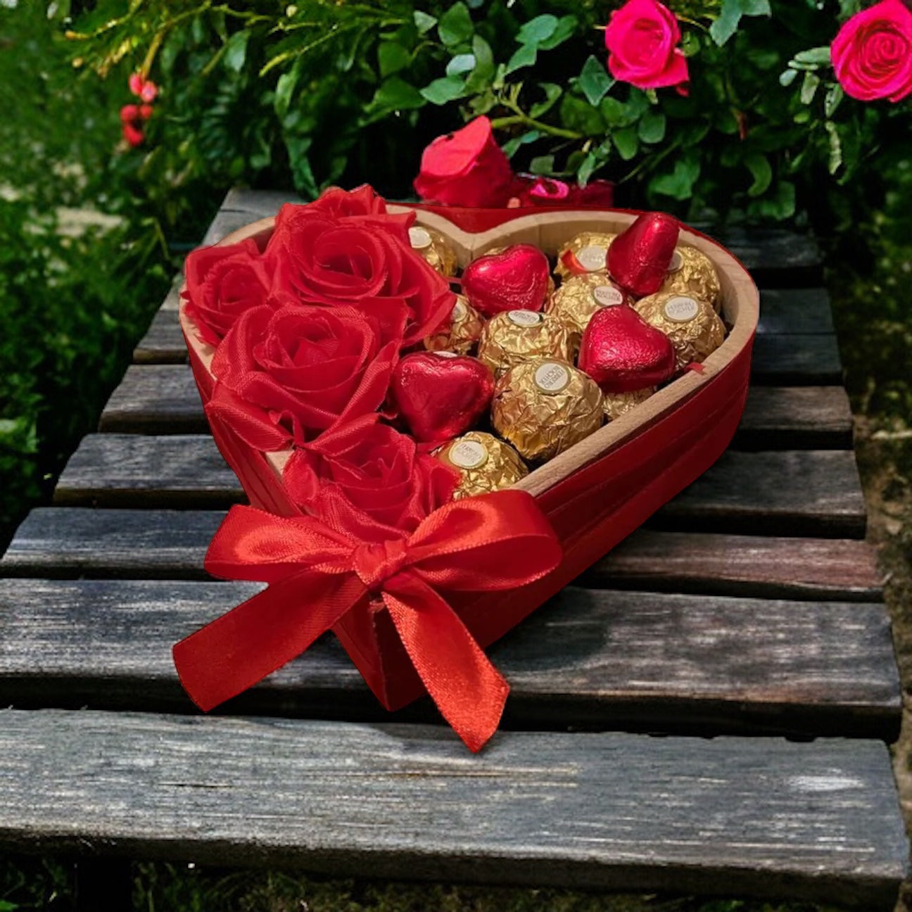 Ferrero Chocolate Heart Tray
