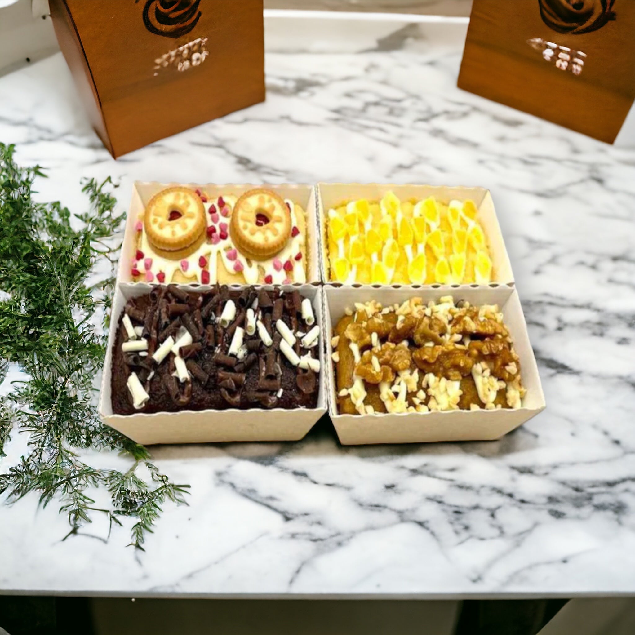 Mini Boxed Cake Assorted Mini Cakes Box 4 – All Celebration Gifts
