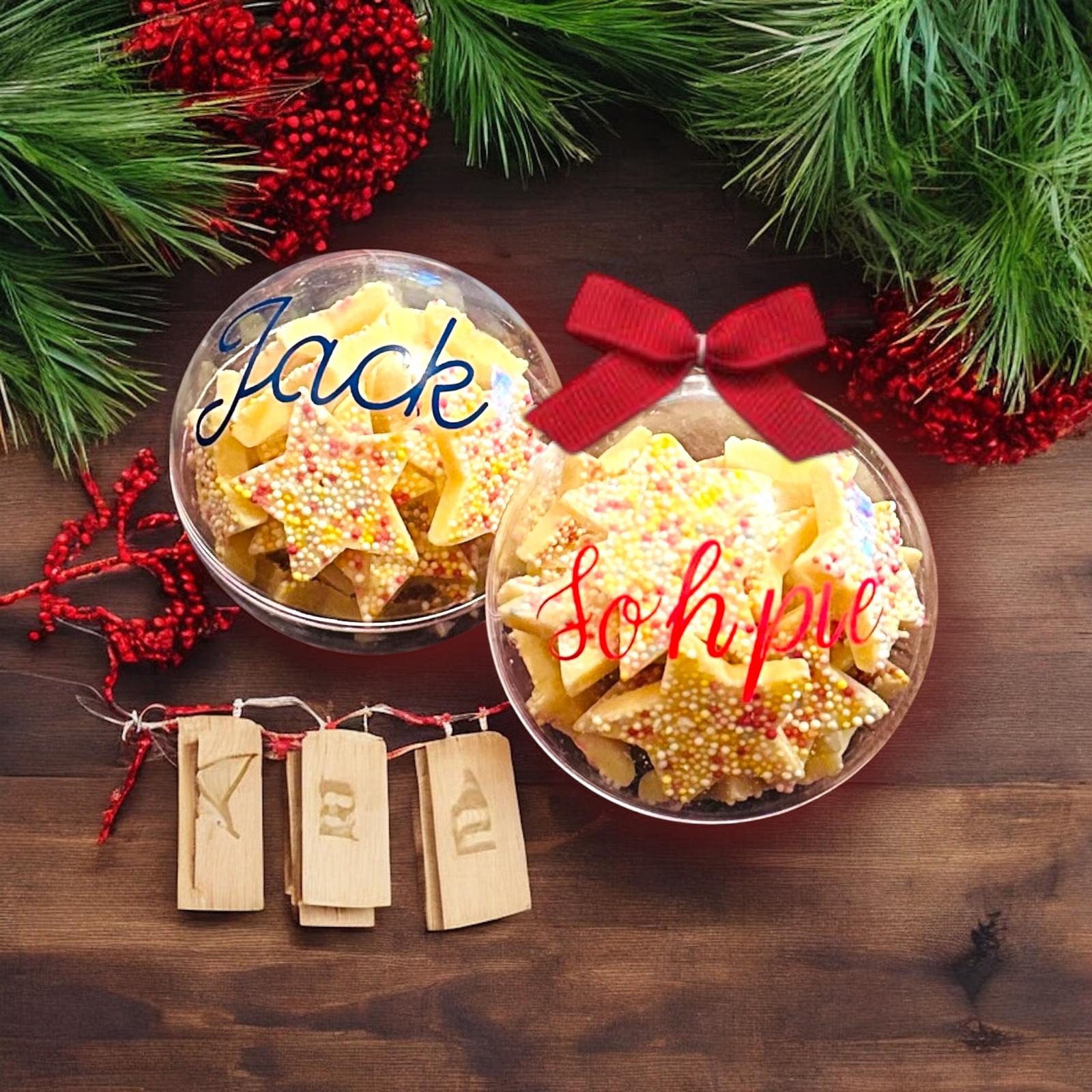 Sweets Filled Baubles - Stocking Fillers