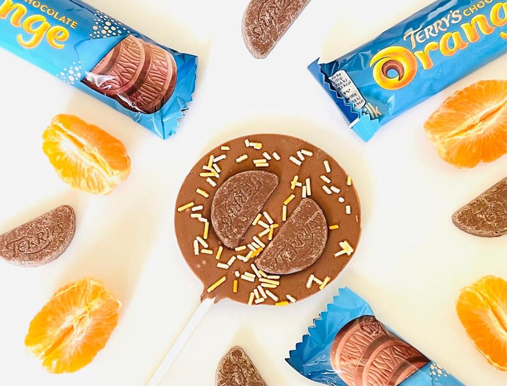 Chocolate Orange Lollipop