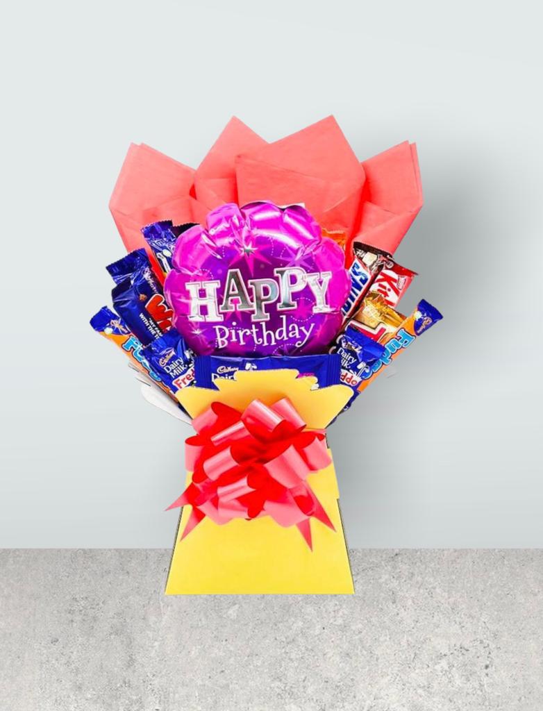 Happy Birthday Mixed Chocolate Bouquet